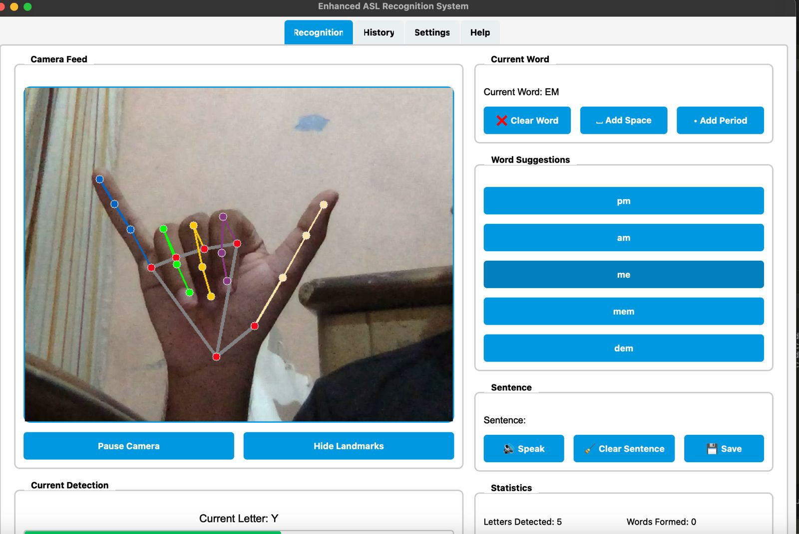 Enhanced ASL Recognition System
