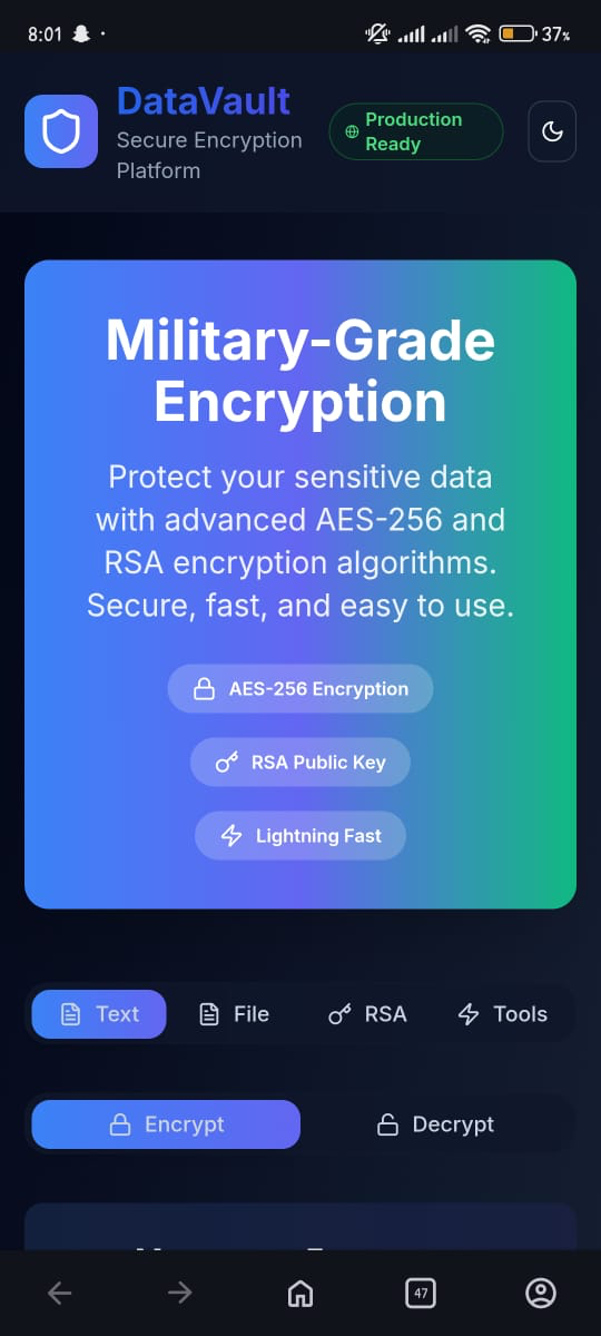 AES-RSA Data Vault